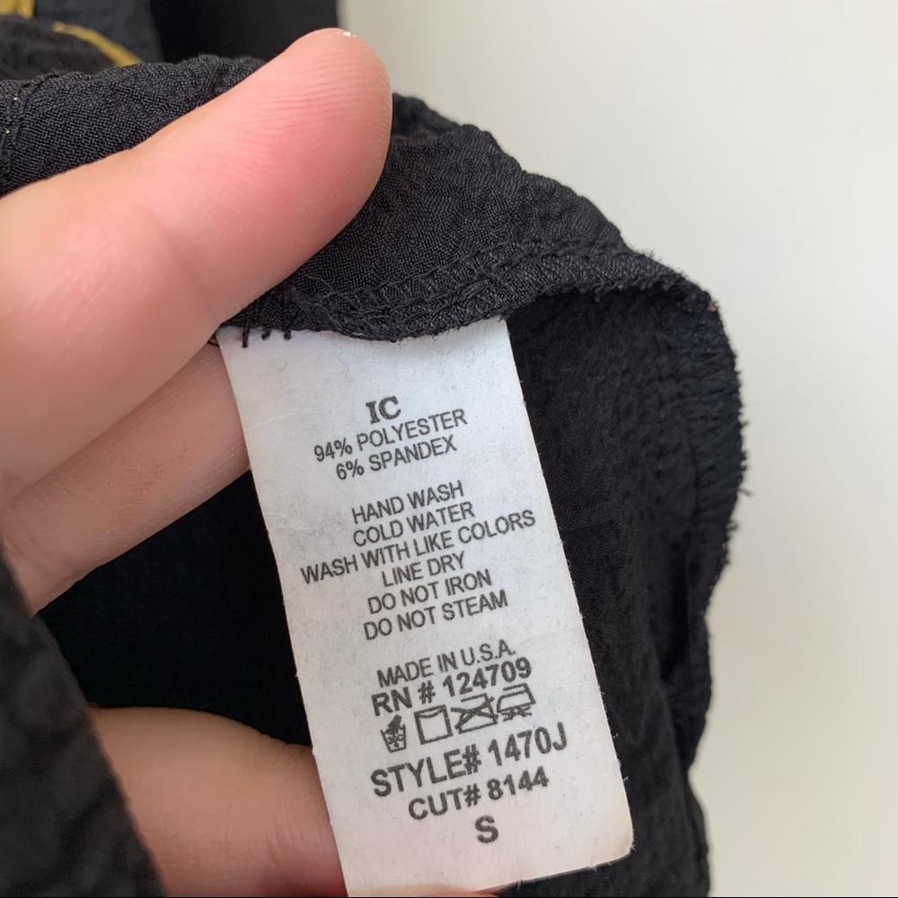 Ic By Connie K Button Front Back Tunic Color Bloc… - image 6